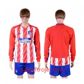 Atlético Madrid Fodboldtrøjer Hjemmebanesæt 2017/18 Langærmet